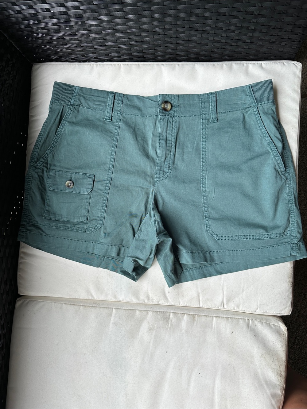 Sonoma Teal Cotton Cargo Shorts